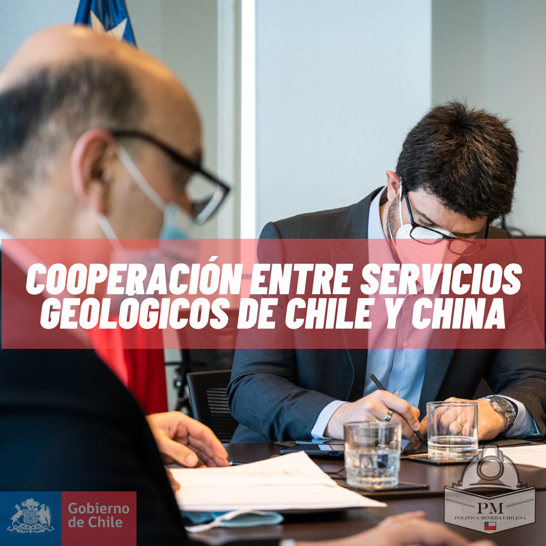 Acuerdo de Cooperación entre servicios geológicos de Chile y China.