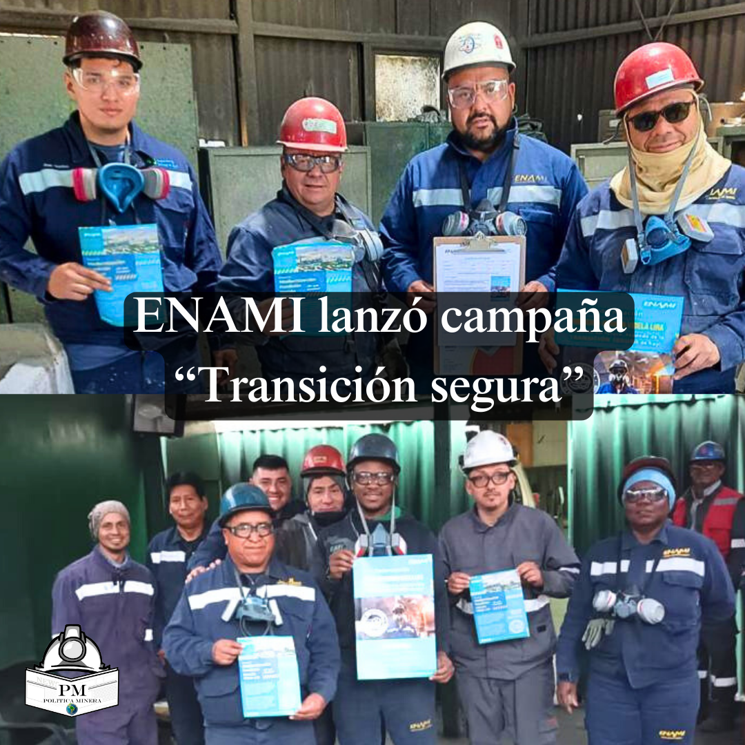 ENAMI lanzó campaña Transición segura