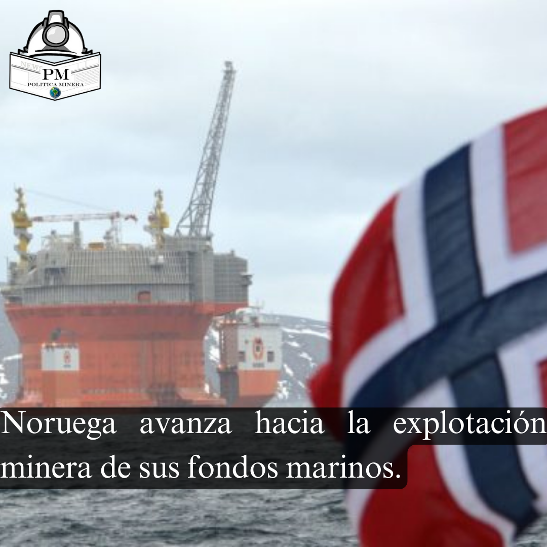 Noruega avanza hacia la explotación minera de sus fondos marinos