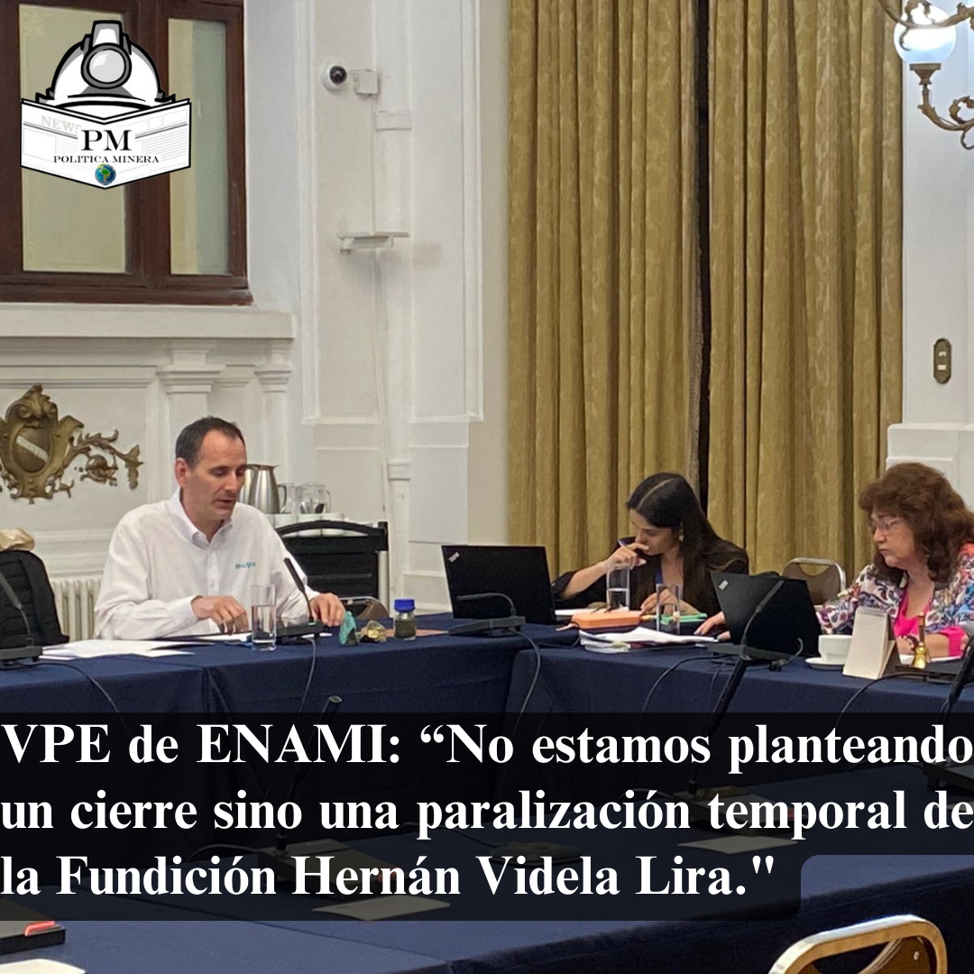 VPE de ENAMI: “No estamos planteando un cierre sino una paralización temporal de la Fundición Hernán Videla Lira.