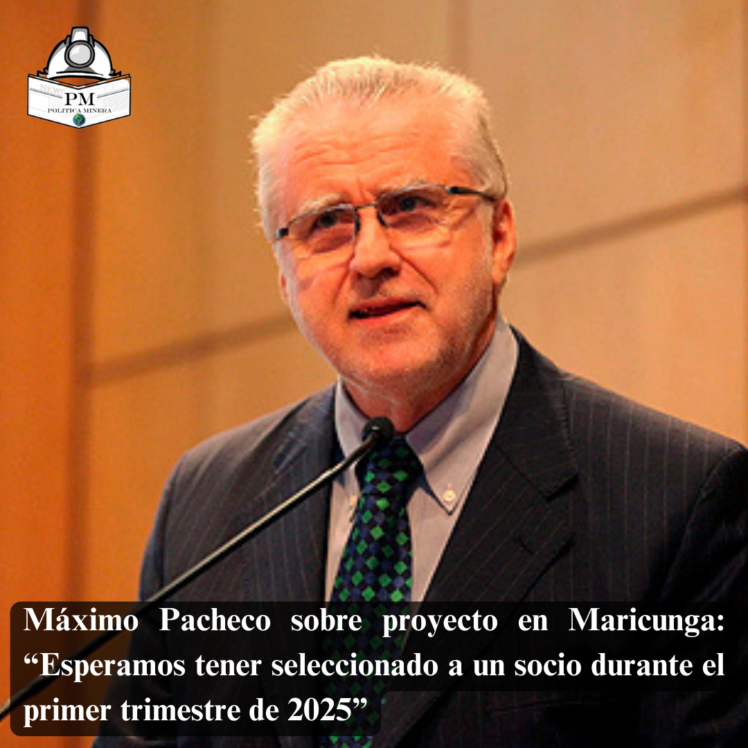 Máximo Pacheco sobre proyecto en Maricunga: “Esperamos tener seleccionado a un socio durante el primer trimestre de 2025”.