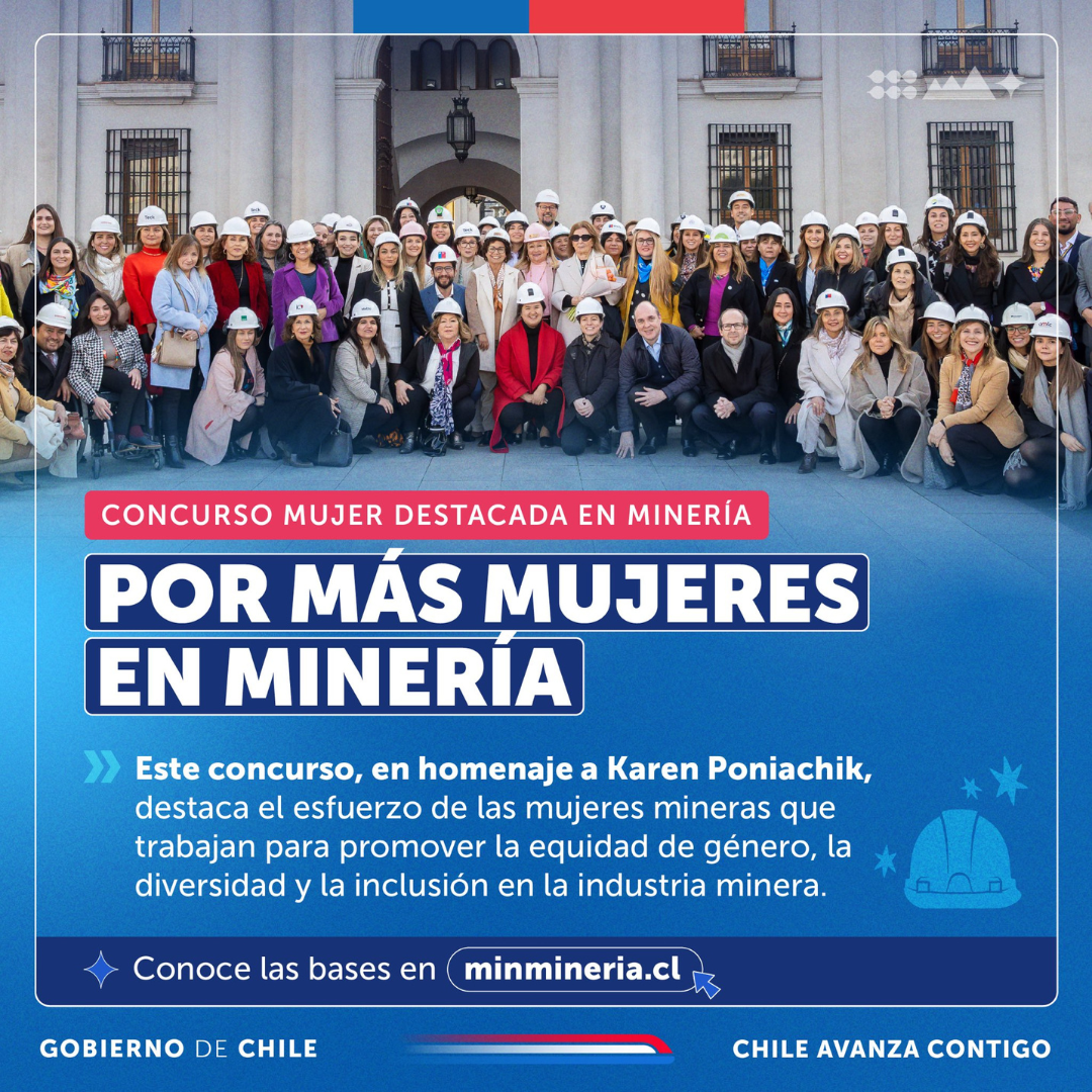 Bases concurso mujer destaca en minería 2024.